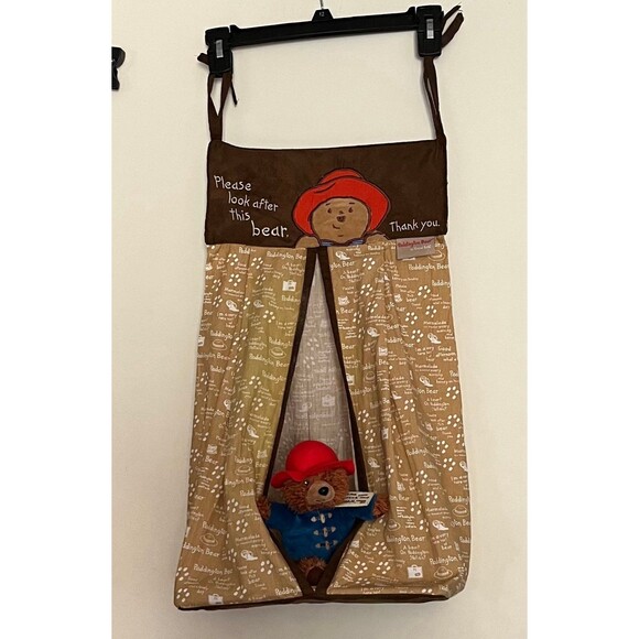 RARE Paddington Bear Diaper Caddy Stacker - Picture 1 of 12